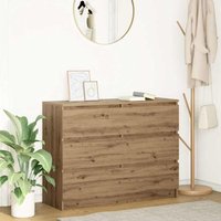 vidaXL Sideboard Artisan-Eiche 100x35x76 cm Holzwerkstoff von VIDAXL