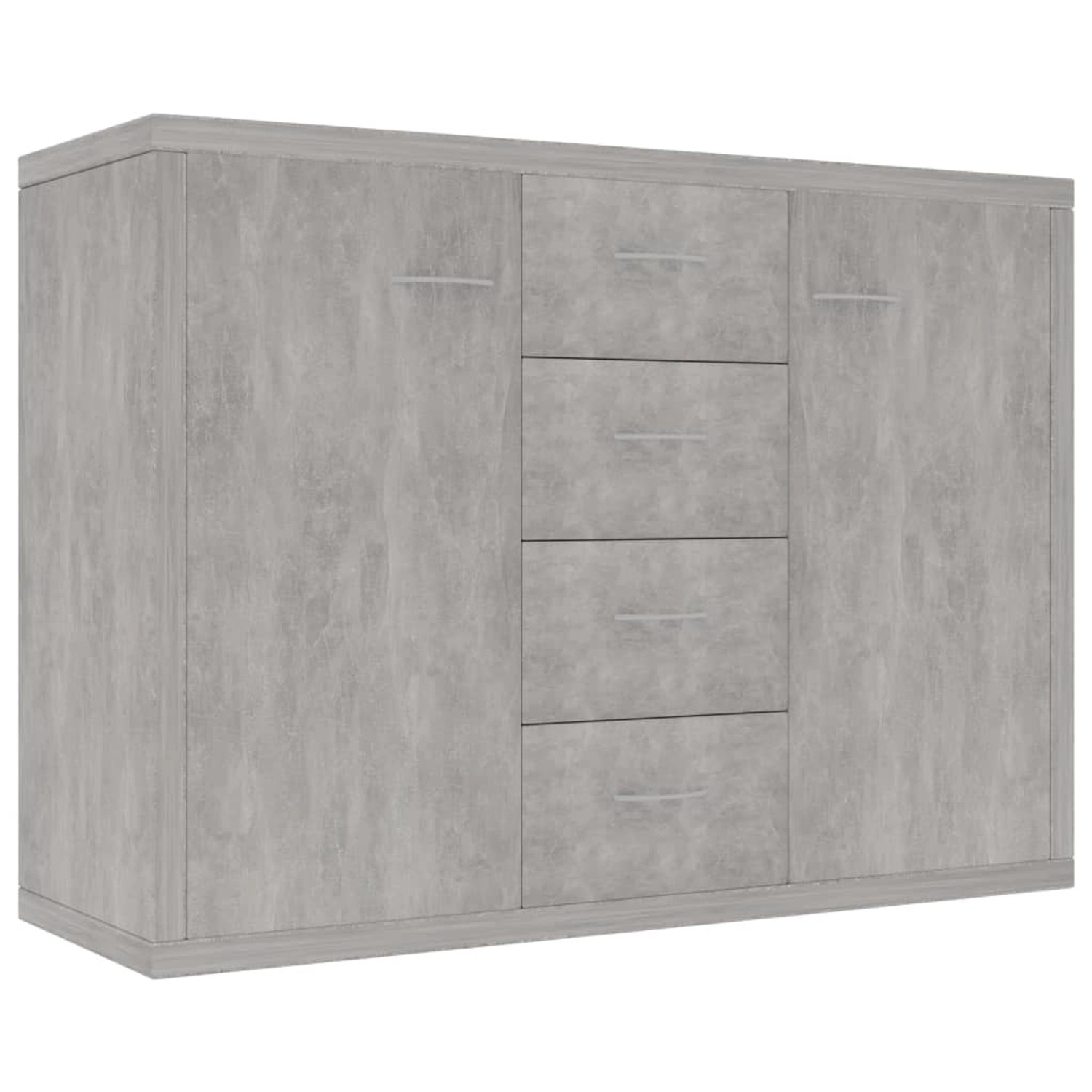 vidaXL Sideboard Betongrau 88x30x65 cm Holzwerkstoff 800688 von VIDAXL
