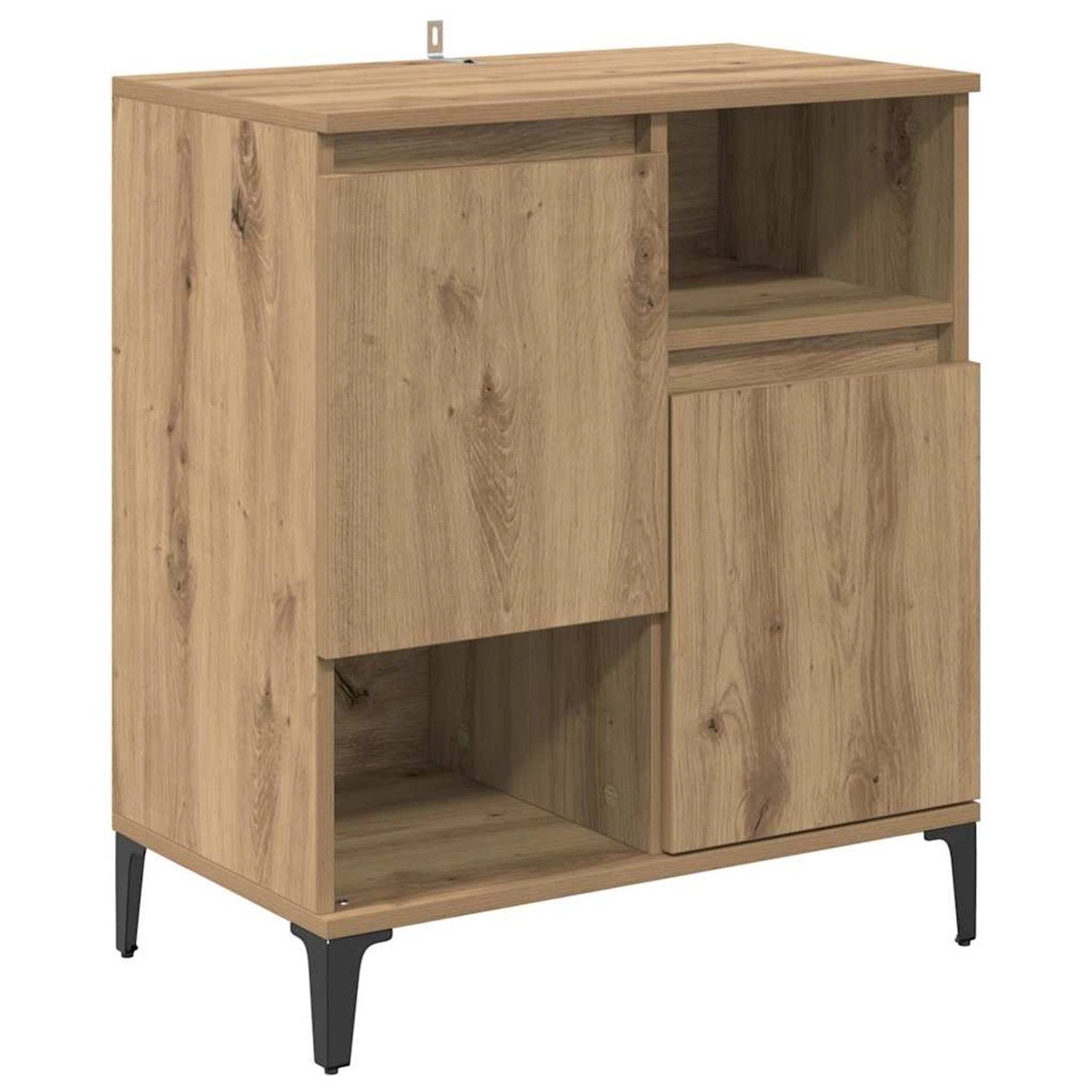 vidaXL Sideboard Eiche Handwerklich 60 x 35 x 70 cm Holzwerkstoff 881261 von VIDAXL