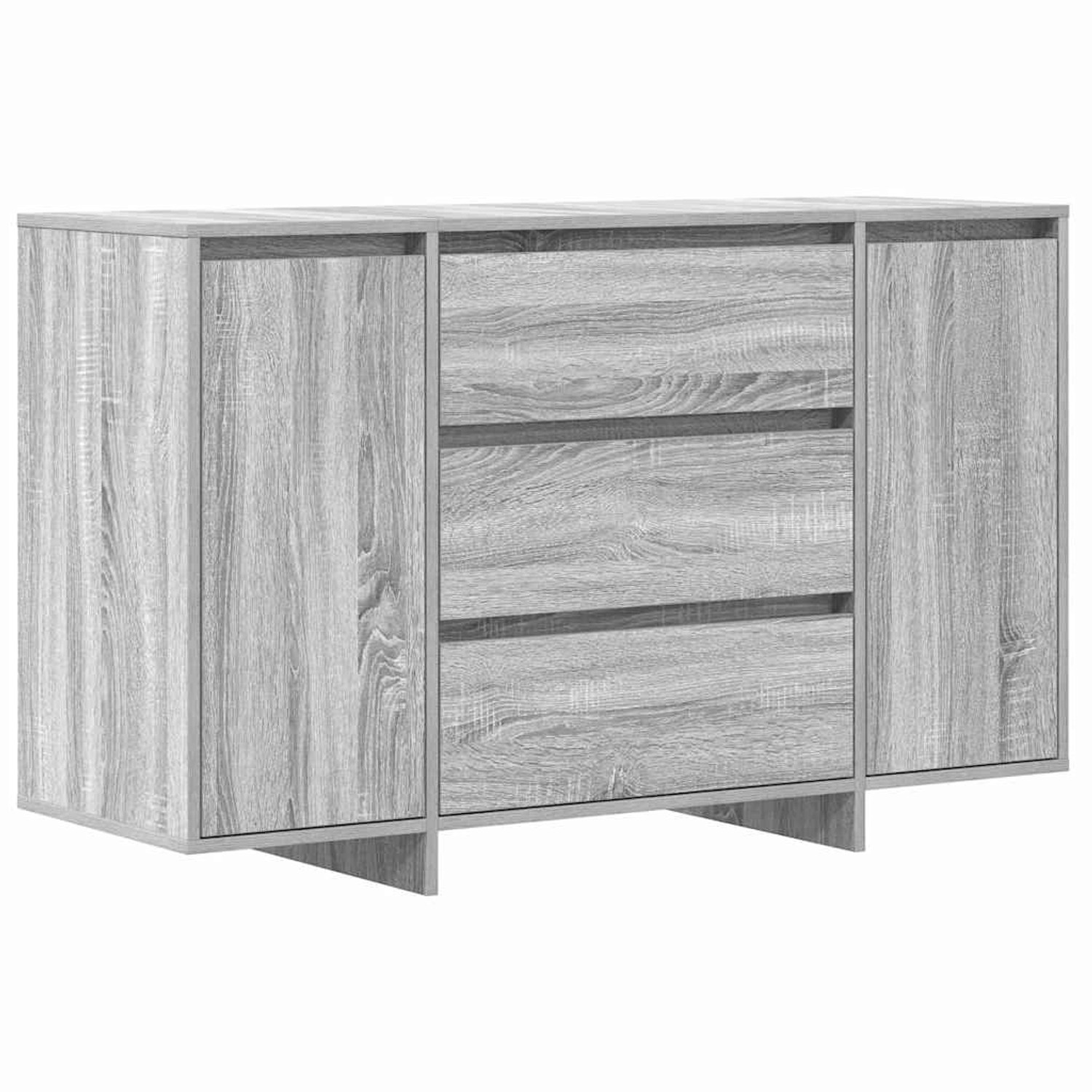 vidaXL Sideboard Grau Sonoma 120 x 41 x 75 cm Holzwerkstoff 3333911 von VIDAXL