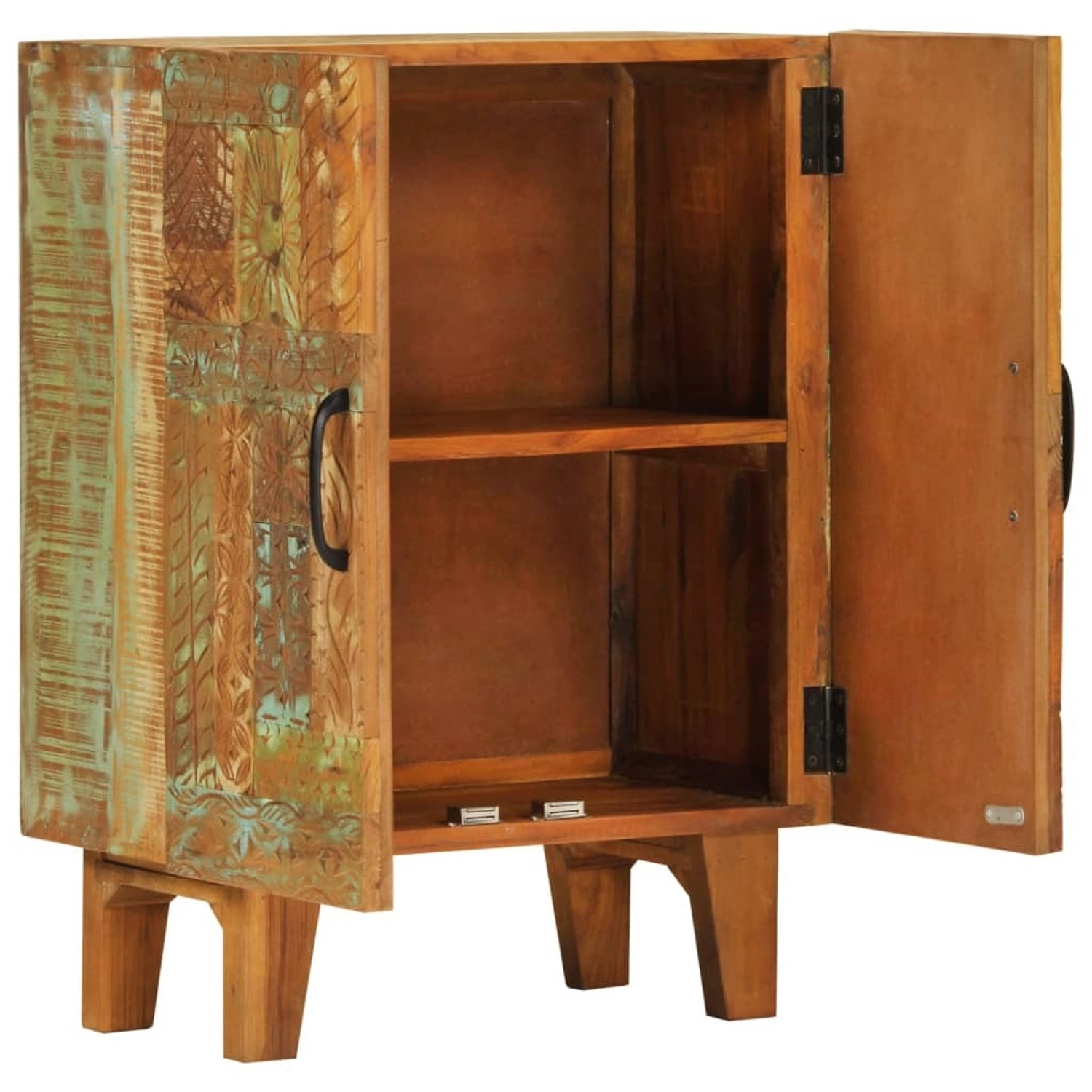 vidaXL Sideboard Handgeschnitzt 55x30x75 cm Altholz Massiv vidaXL Sideboard Handgeschnitzt 55x30x75 cm Altholz Massiv von VIDAXL
