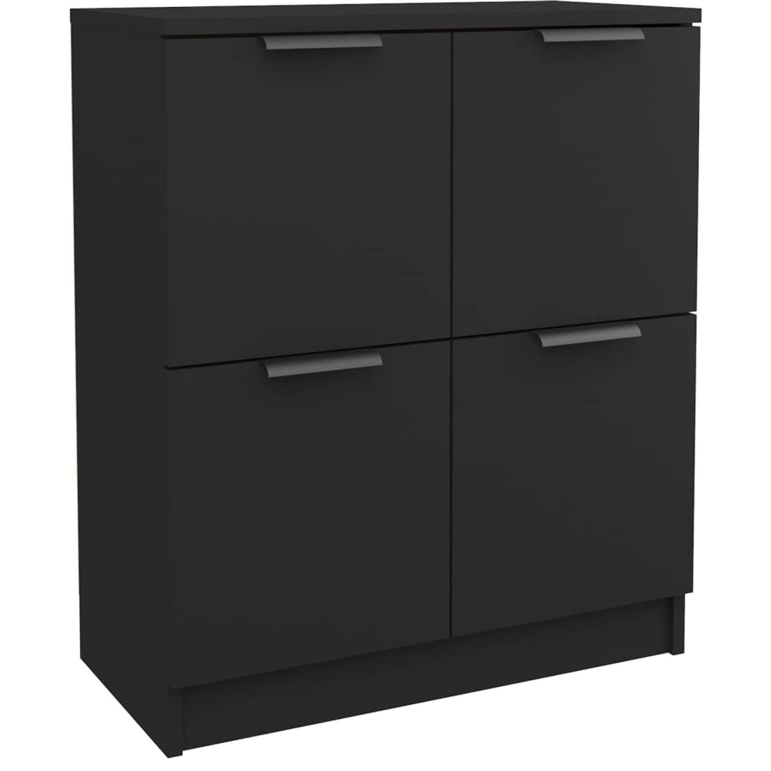 vidaXL Sideboard Schwarz 60x30x70 cm Holzwerkstoff 811098 von VIDAXL
