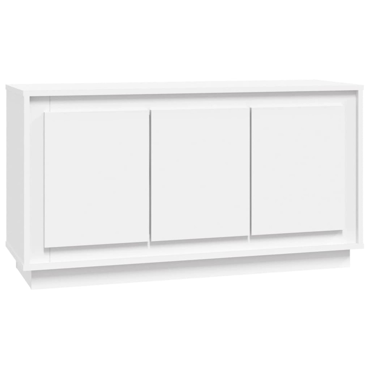 vidaXL Sideboard Weiß 102x35x55 cm Holzwerkstoff 831885 von VIDAXL