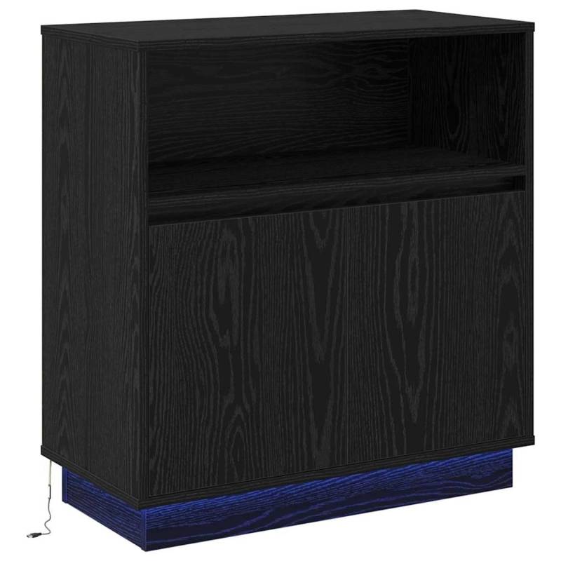 vidaXL Sideboard mit LED Schwarz Eichen-Optik 71 x 34,5 x 75 cm 869651 vidaXL Sideboard mit LED Schwarz Eichen-Optik 71 x 34,5 x 75 cm 869651 von VIDAXL