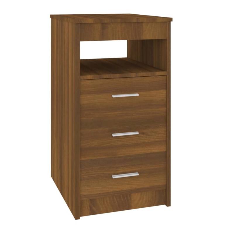 vidaXL Sideboard mit Schubladen Braun Eichen-Optik 40x50x76 cm von VIDAXL