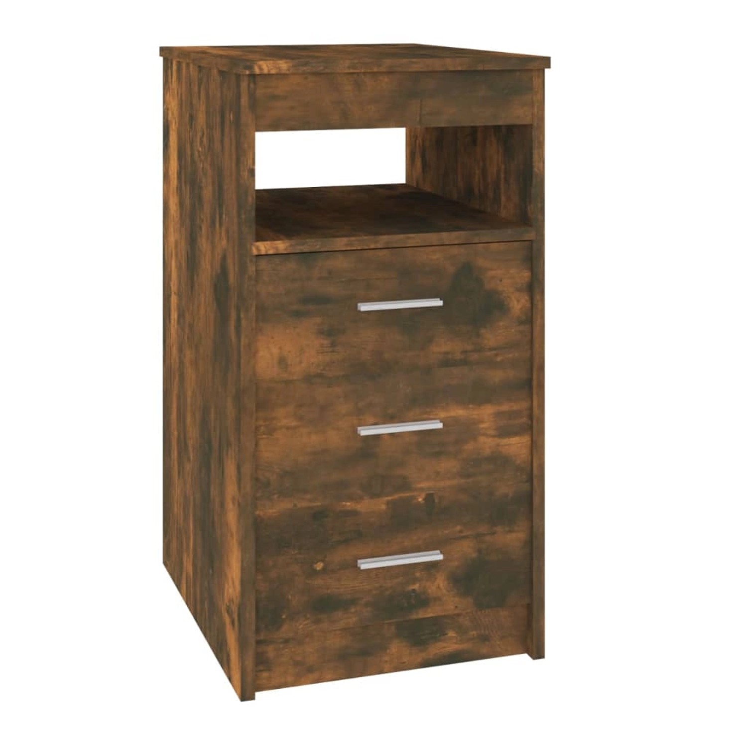 vidaXL Sideboard mit Schubladen Räuchereiche 40x50x76 cm Holzwerkstoff vidaXL Sideboard mit Schubladen Räuchereiche 40x50x76 cm Holzwerkstoff von VIDAXL