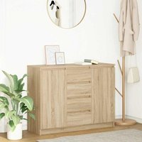vidaXL Sideboard mit Schubladen Sonoma-Eiche 100,5x35x76 cm von VIDAXL