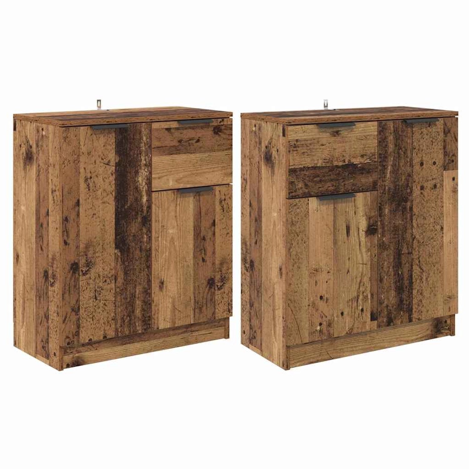 vidaXL Sideboards 2 Stk Altholz 60 x 30 x 70 cm Holzwerkstoff 3415566 von VIDAXL