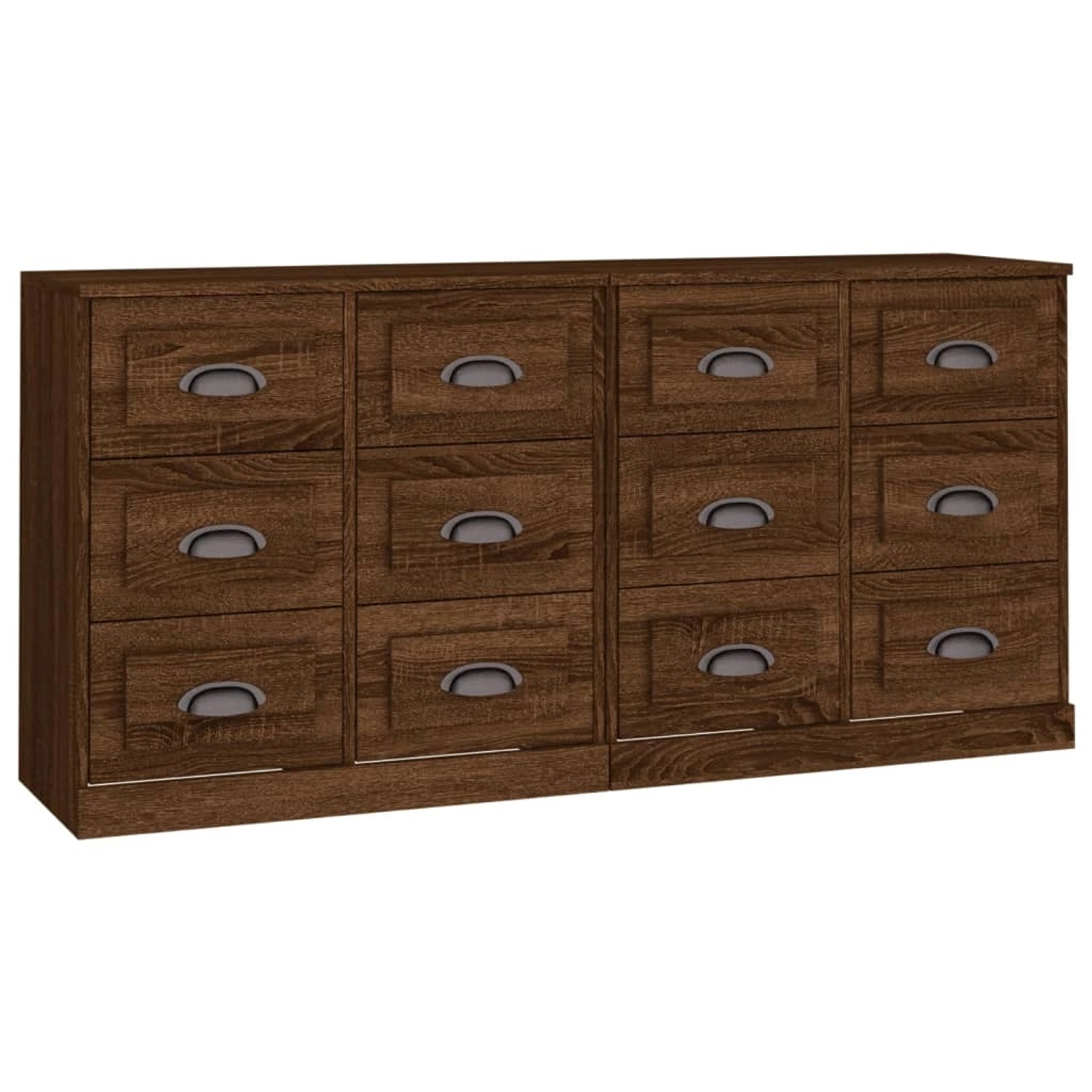 vidaXL Sideboards 2 Stk Braun Eichen-Optik Holzwerkstoff 3185286 vidaXL Sideboards 2 Stk Braun Eichen-Optik Holzwerkstoff 3185286 von VIDAXL