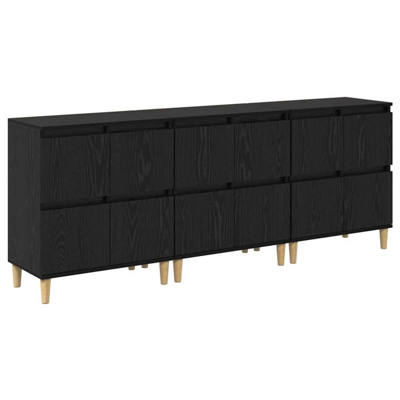 vidaXL Sideboards 3 Stk Schwarz Eichen-Optik 60 x 35 x 70 cm 3415591 vidaXL Sideboards 3 Stk Schwarz Eichen-Optik 60 x 35 x 70 cm 3415591 von VIDAXL