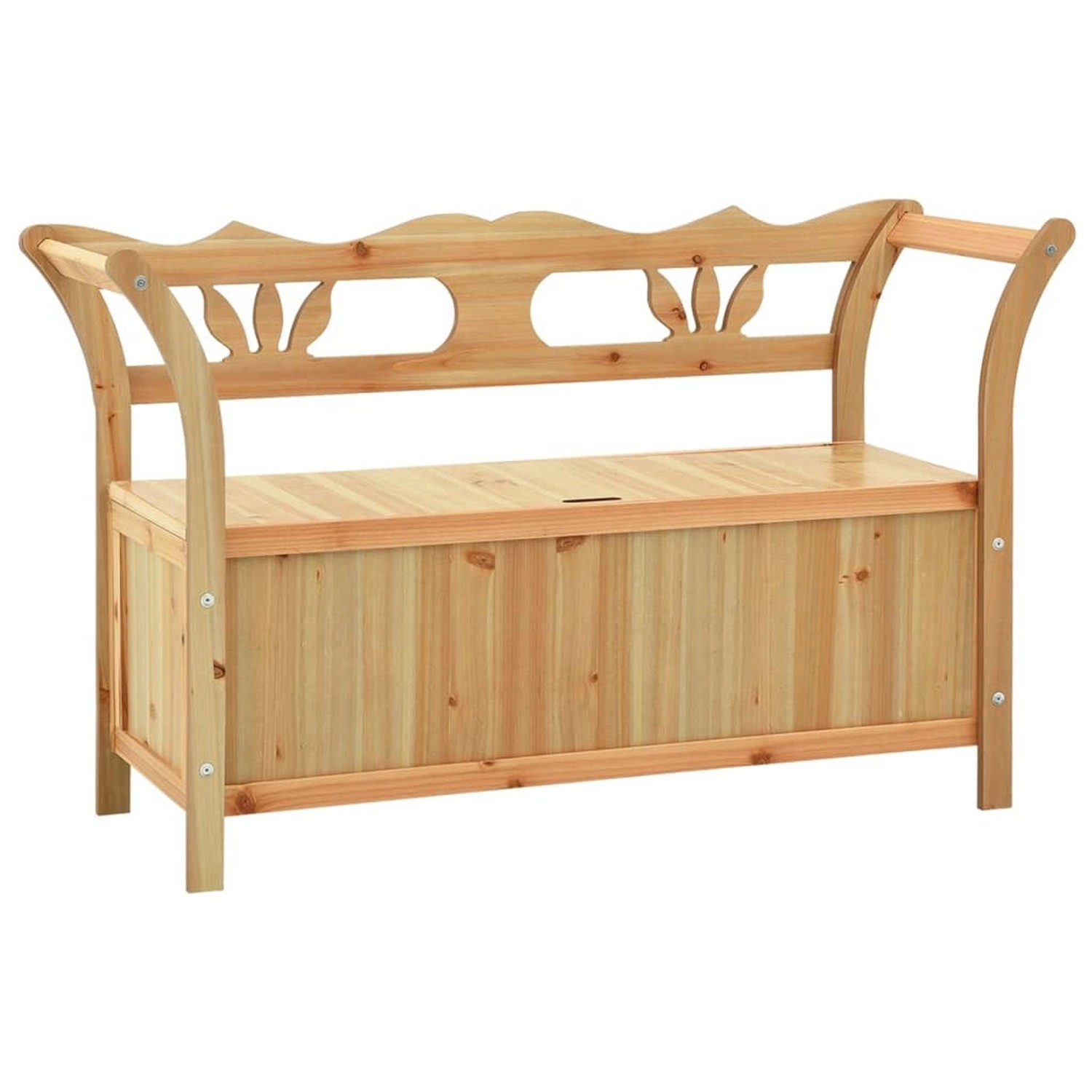 vidaXL Sitzbank 107x45x75,5 cm Massivholz Tanne vidaXL Sitzbank 107x45x75,5 cm Massivholz Tanne von VIDAXL