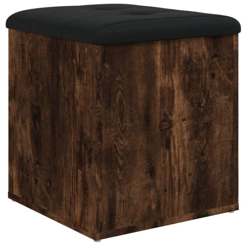 vidaXL Sitzbank mit Stauraum Räuchereiche 42x42x45 cm Holzwerkstoff Modell 1 von VIDAXL