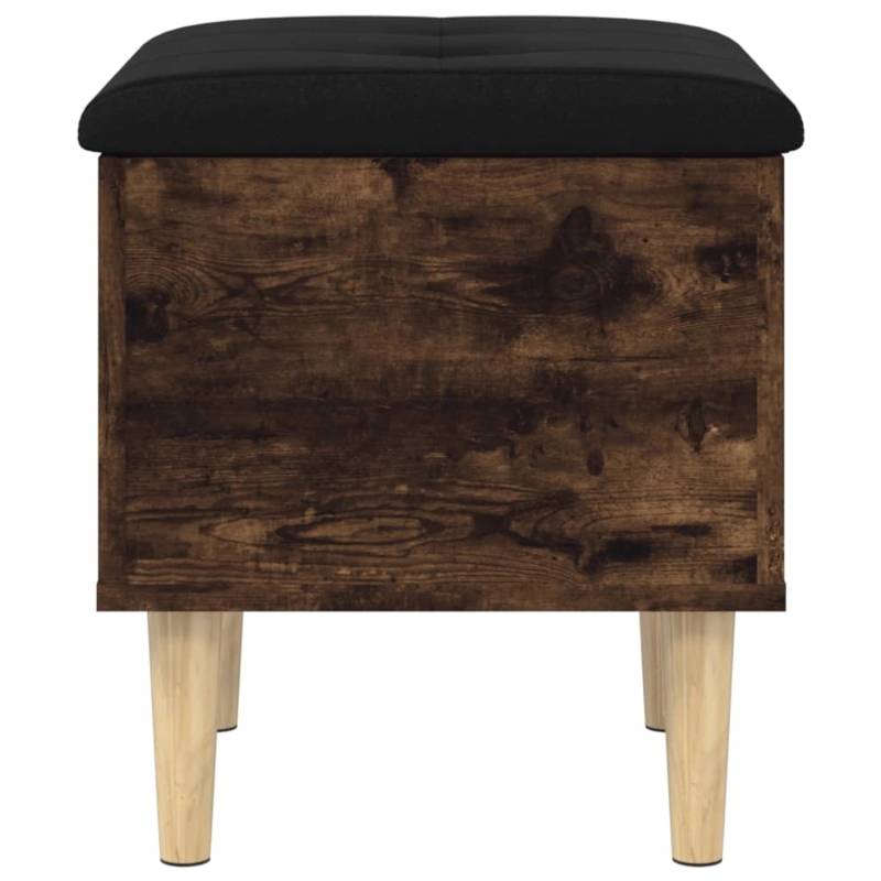 vidaXL Sitzbank mit Stauraum Räuchereiche 42x42x46 cm Holzwerkstoff von VIDAXL