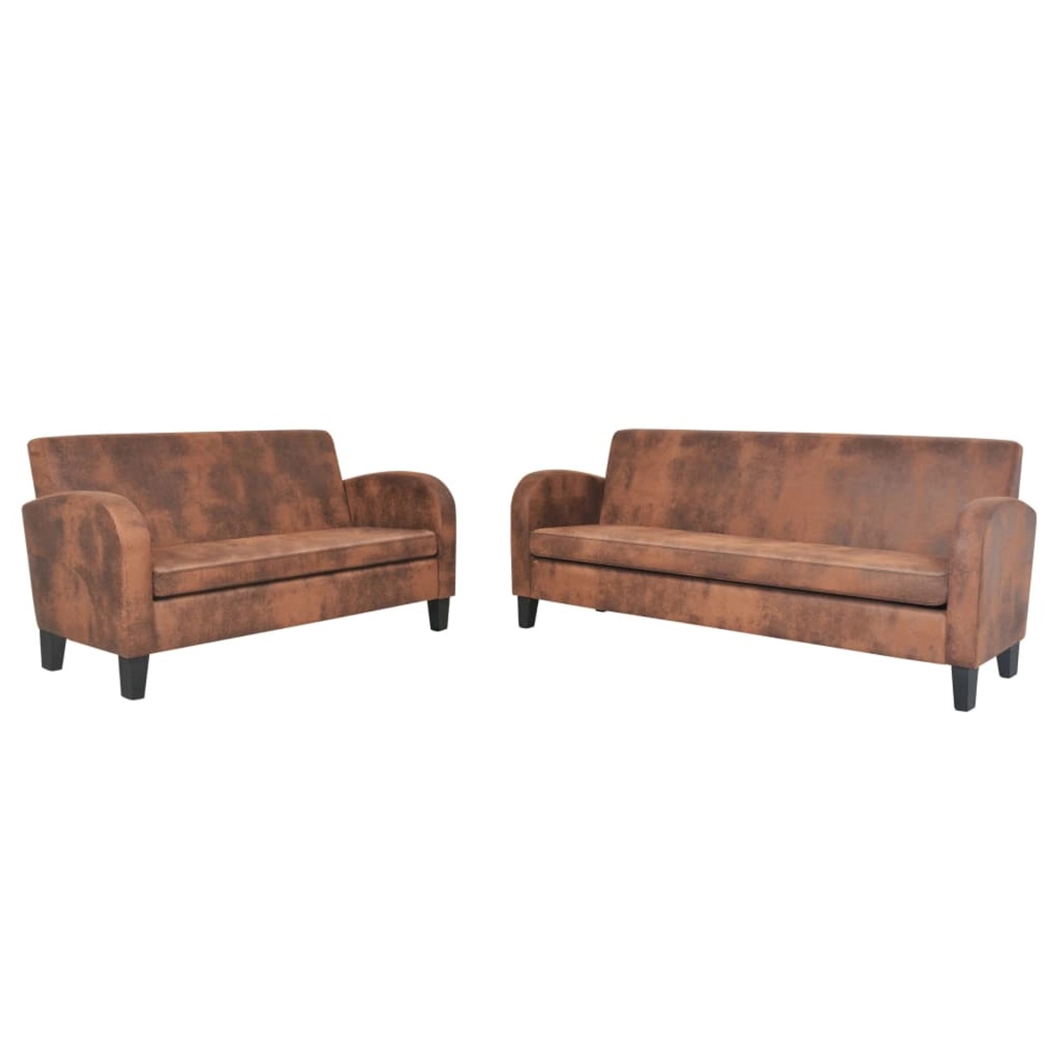vidaXL Sofa-Set 2-Tlg Kunstleder in Wildleder-Optik Braun vidaXL Sofa-Set 2-Tlg Kunstleder in Wildleder-Optik Braun von VIDAXL