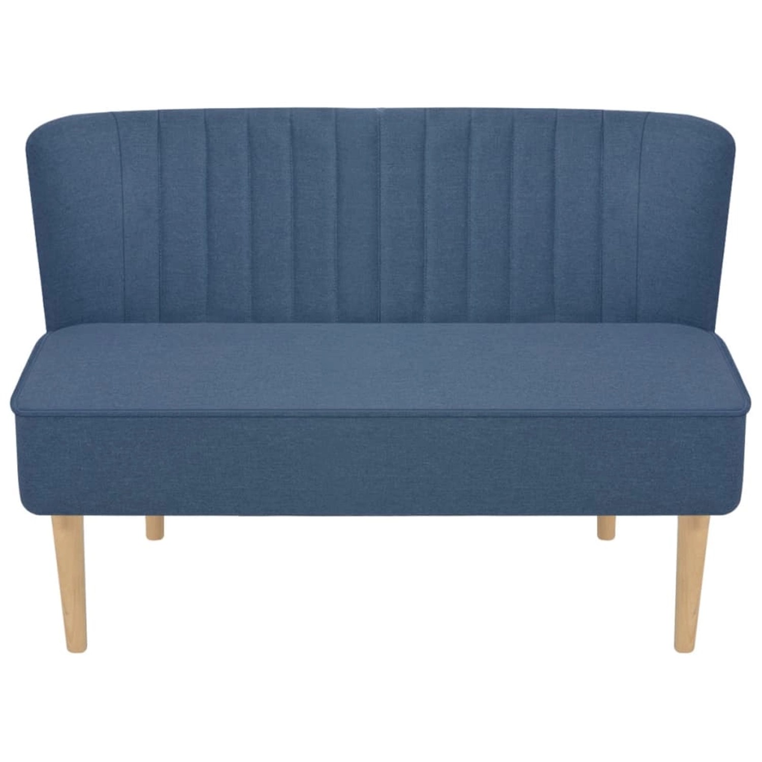 vidaXL Sofa Stoff 117 x 55,5 x 77 cm Blau von VIDAXL