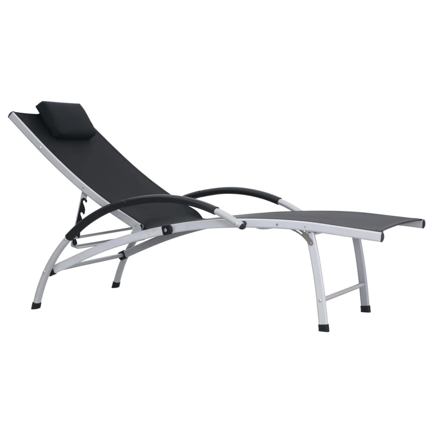 vidaXL Sonnenliege Aluminium Textilene Schwarz 47792 vidaXL Sonnenliege Aluminium Textilene Schwarz 47792 von VIDAXL