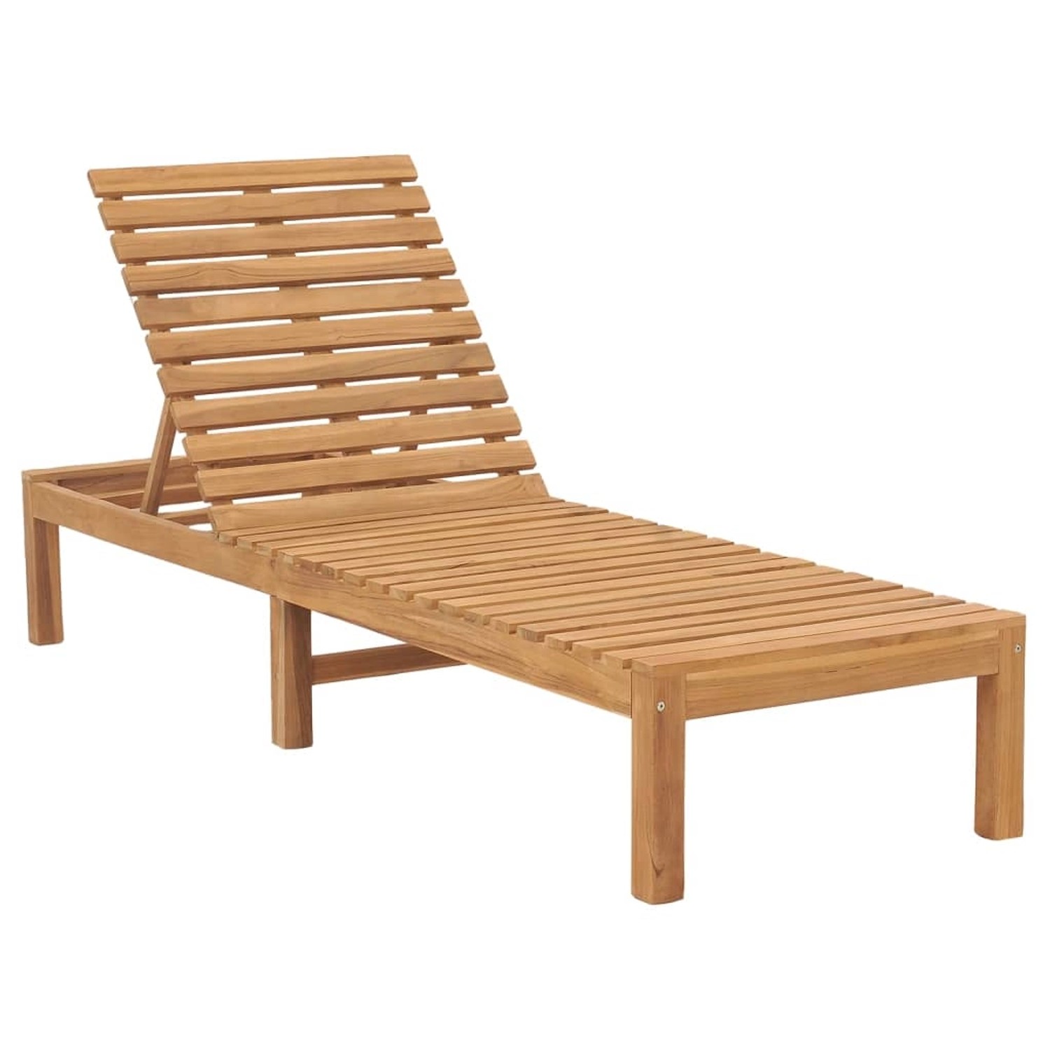 vidaXL Sonnenliege Massivholz Teak 316171 von VIDAXL