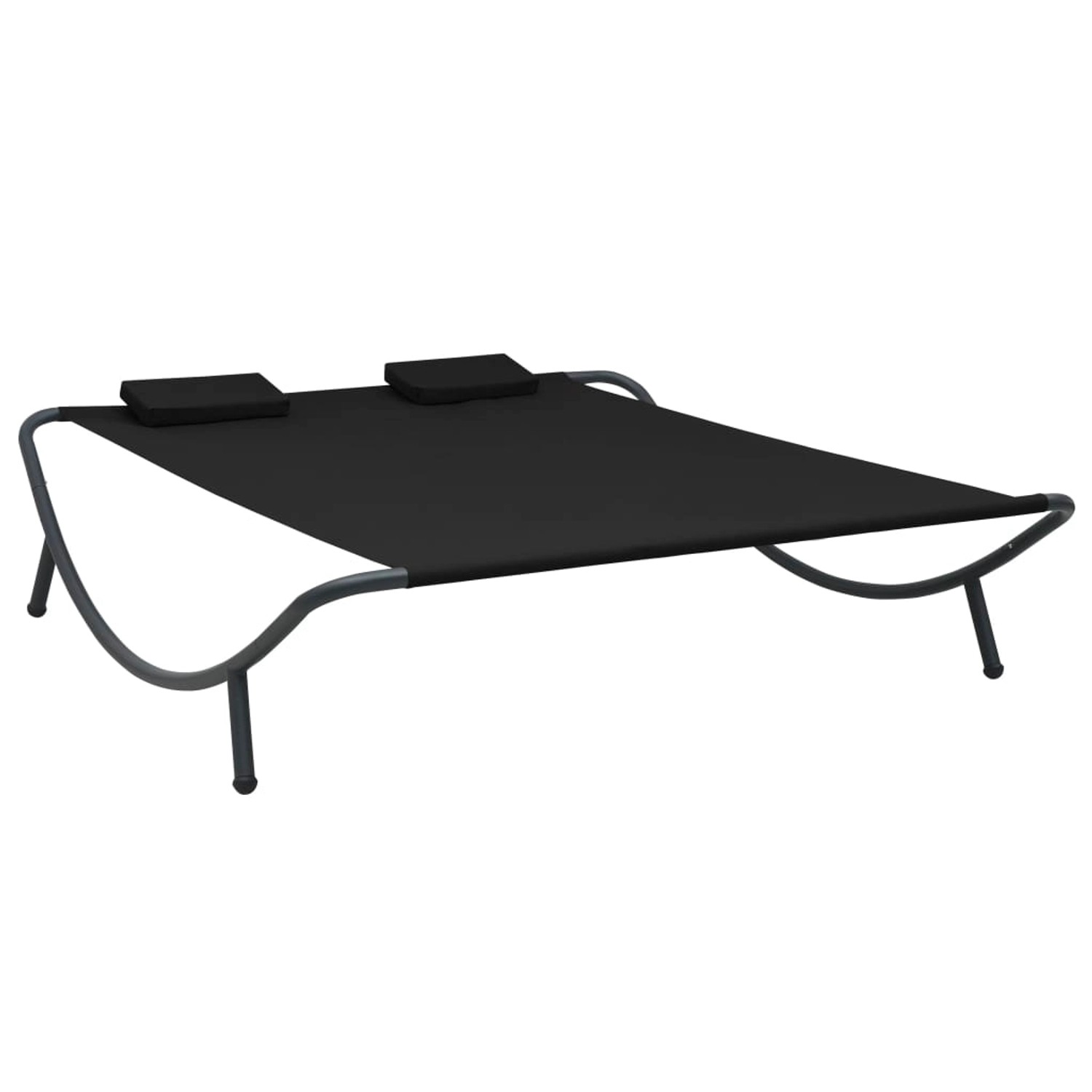 vidaXL Sonnenliege Stoff Schwarz vidaXL Sonnenliege Stoff Schwarz von VIDAXL