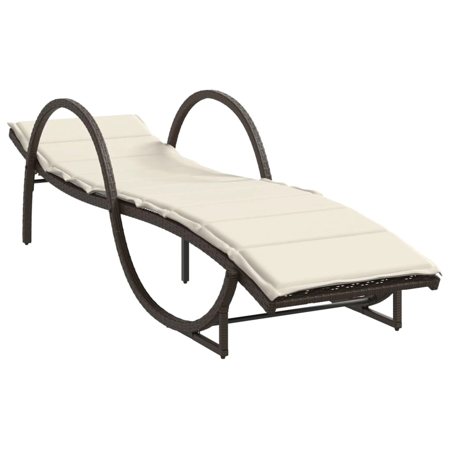 vidaXL Sonnenliege mit Auflage Braun 60x199x42 cm Poly Rattan 368258 vidaXL Sonnenliege mit Auflage Braun 60x199x42 cm Poly Rattan 368258 von VIDAXL