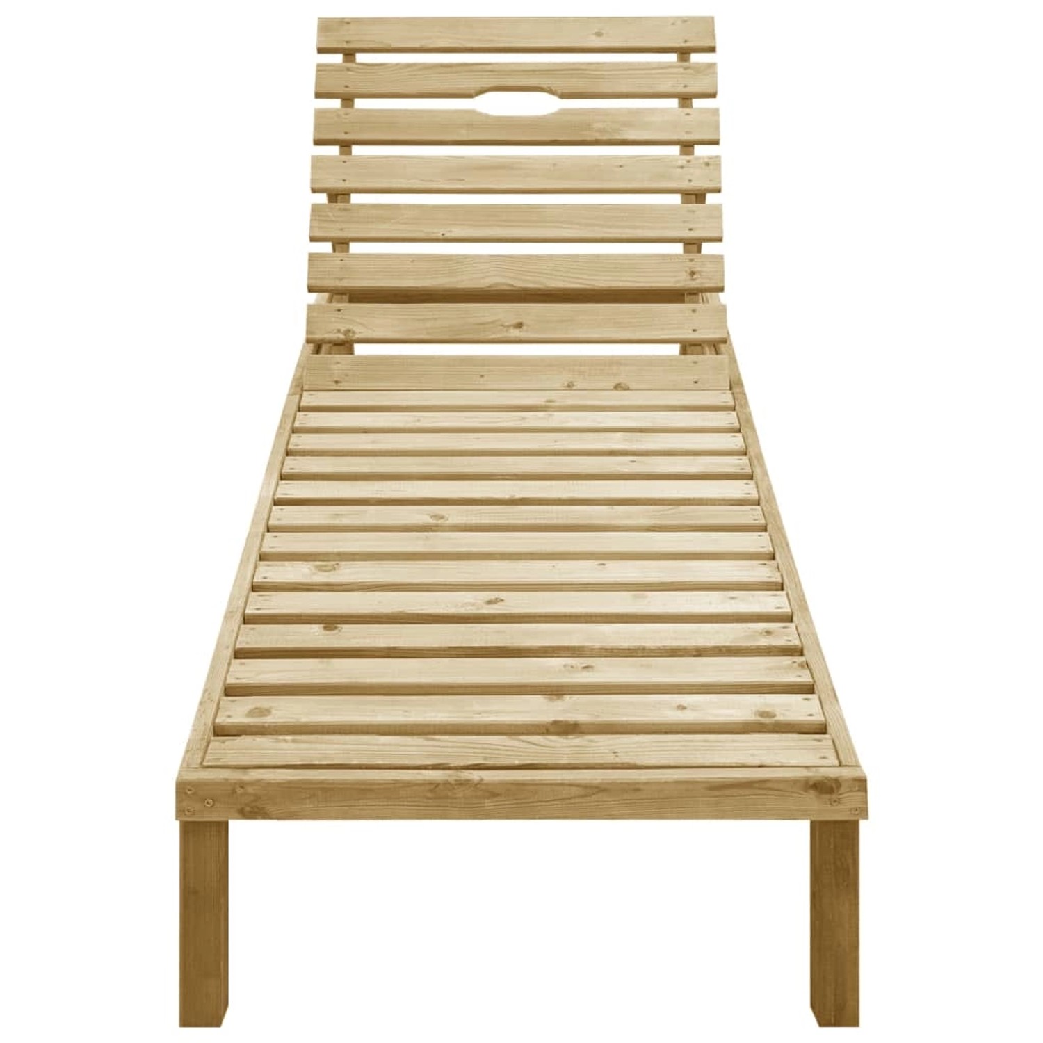 vidaXL Sonnenliege mit Creme Auflage 198 x 68 x 28-75 cm Imprägniertes Kiefernholz vidaXL Sonnenliege mit Creme Auflage 198 x 68 x 28-75 cm Imprägniertes Kiefernholz von VIDAXL