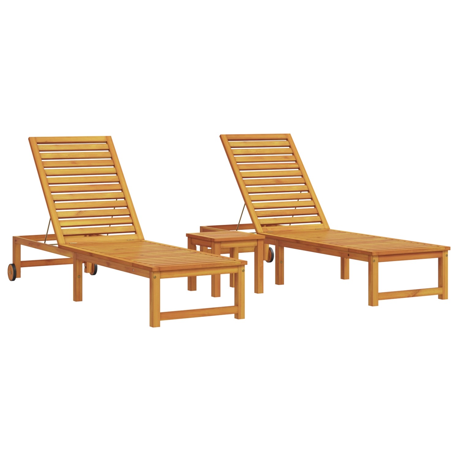 vidaXL Sonnenliege mit Tisch Massivholz Akazie 3333829 vidaXL Sonnenliege mit Tisch Massivholz Akazie 3333829 von VIDAXL