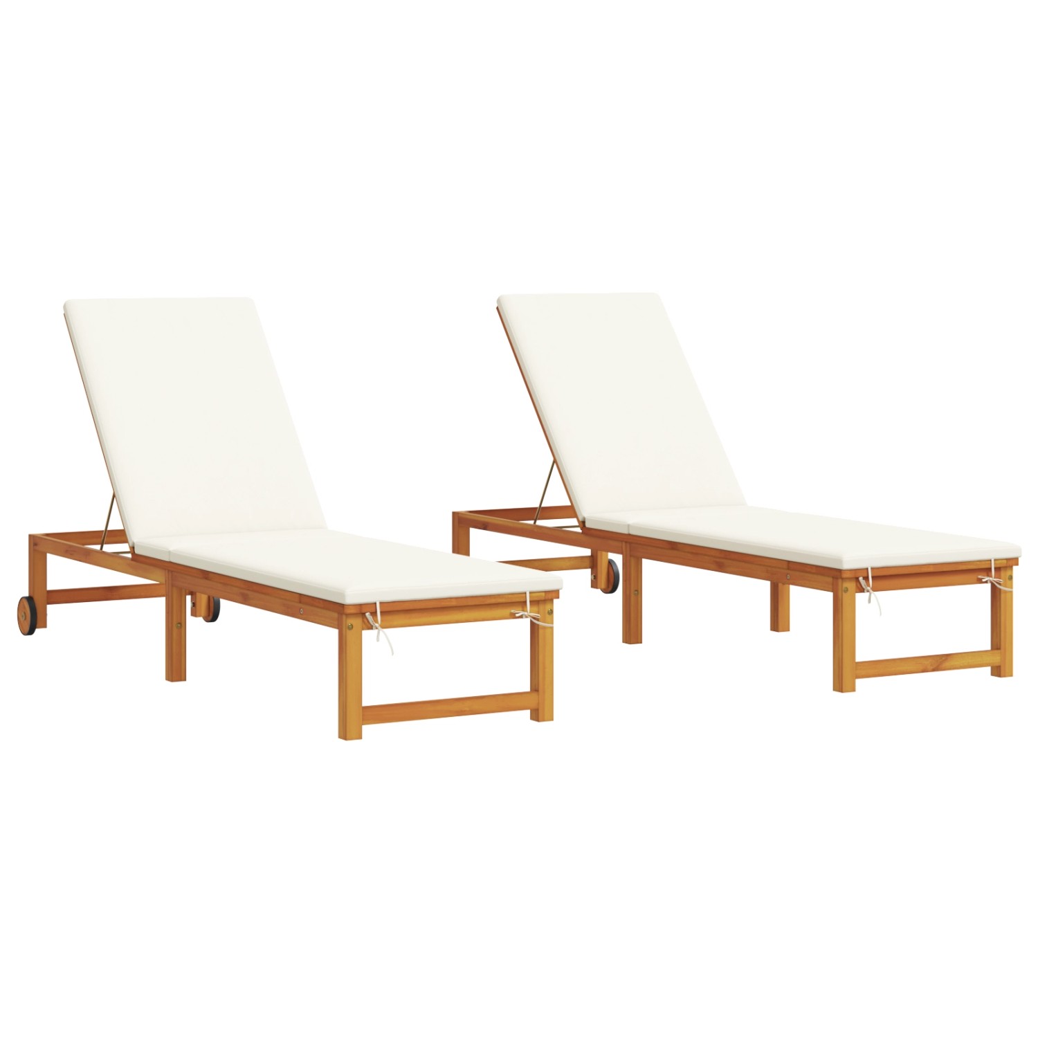vidaXL Sonnenliegen 2 Stk mit Kissen Massivholz Akazie 3333830 vidaXL Sonnenliegen 2 Stk mit Kissen Massivholz Akazie 3333830 von VIDAXL