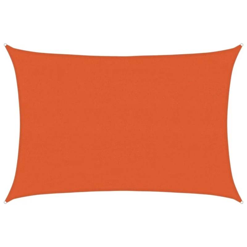 vidaXL Sonnensegel 160 g/m² Rechteckig Orange 4x5 m HDPE 311683 von VIDAXL