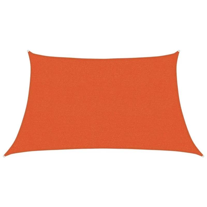 vidaXL Sonnensegel 160 g/m² Trapezform Orange 3/4x2 m HDPE 311708 von VIDAXL
