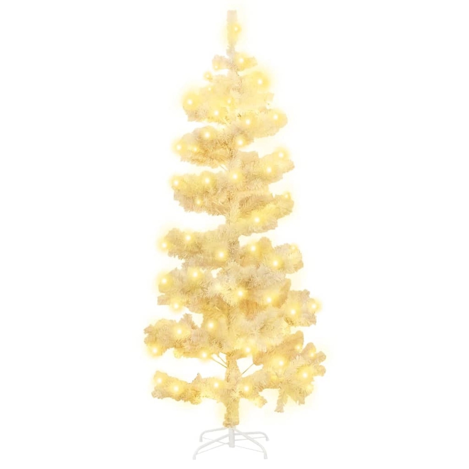vidaXL Spiral-Weihnachtsbaum mit Ständer und LEDs Weiß 180 cm PVC vidaXL Spiral-Weihnachtsbaum mit Ständer und LEDs Weiß 180 cm PVC von VIDAXL