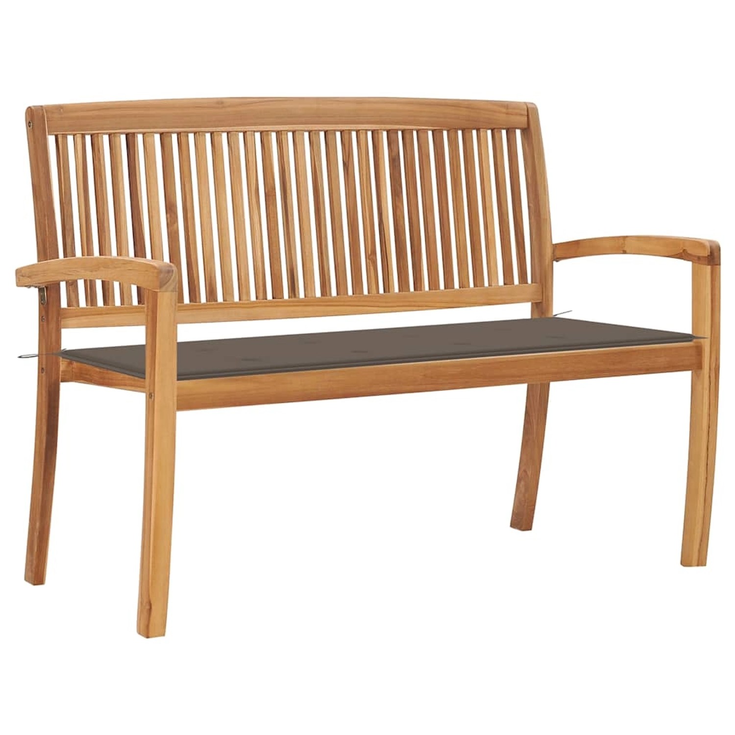 vidaXL Stapelbare Gartenbank mit Auflage 128,5 cm Massivholz Teak 3063287 vidaXL Stapelbare Gartenbank mit Auflage 128,5 cm Massivholz Teak 3063287 von VIDAXL