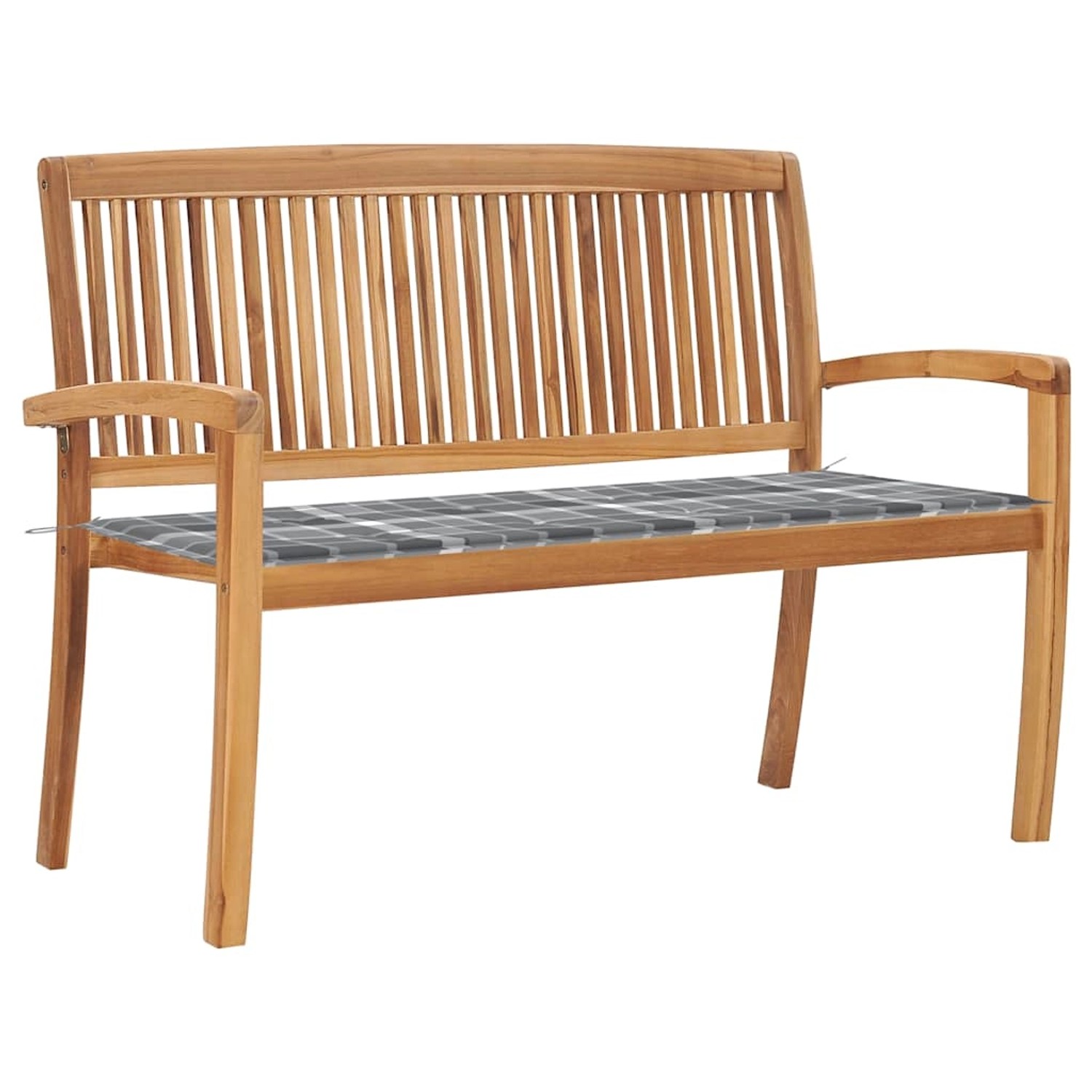 vidaXL Stapelbare Gartenbank mit Auflage 128,5 cm Massivholz Teak 3063293 vidaXL Stapelbare Gartenbank mit Auflage 128,5 cm Massivholz Teak 3063293 von VIDAXL
