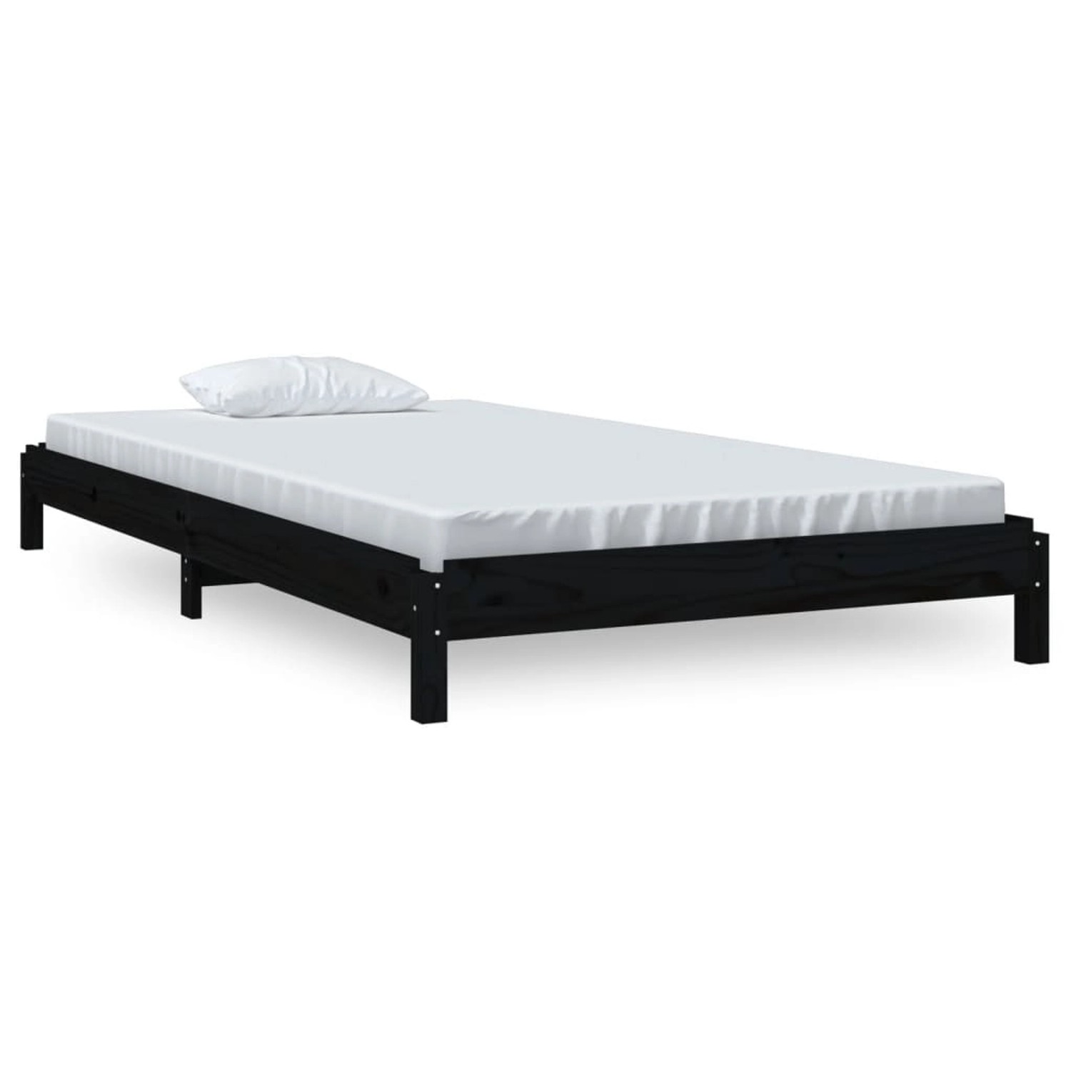 vidaXL Stapelbett Schwarz 100x200 cm Massivholz Kiefer1279906 vidaXL Stapelbett Schwarz 100x200 cm Massivholz Kiefer1279906 von VIDAXL