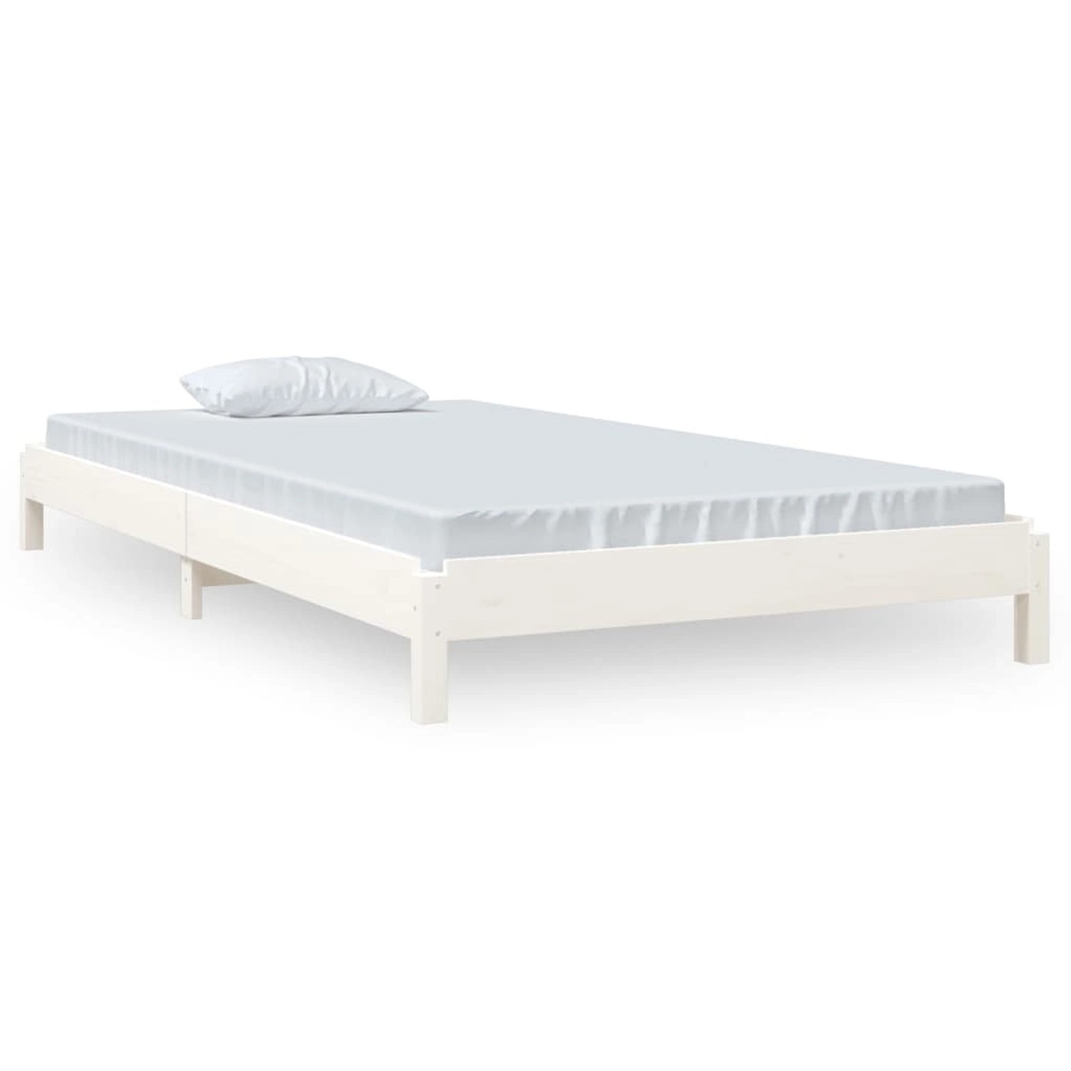 vidaXL Stapelbett Weiß 100x200 cm Massivholz Kiefer1279903 vidaXL Stapelbett Weiß 100x200 cm Massivholz Kiefer1279903 von VIDAXL