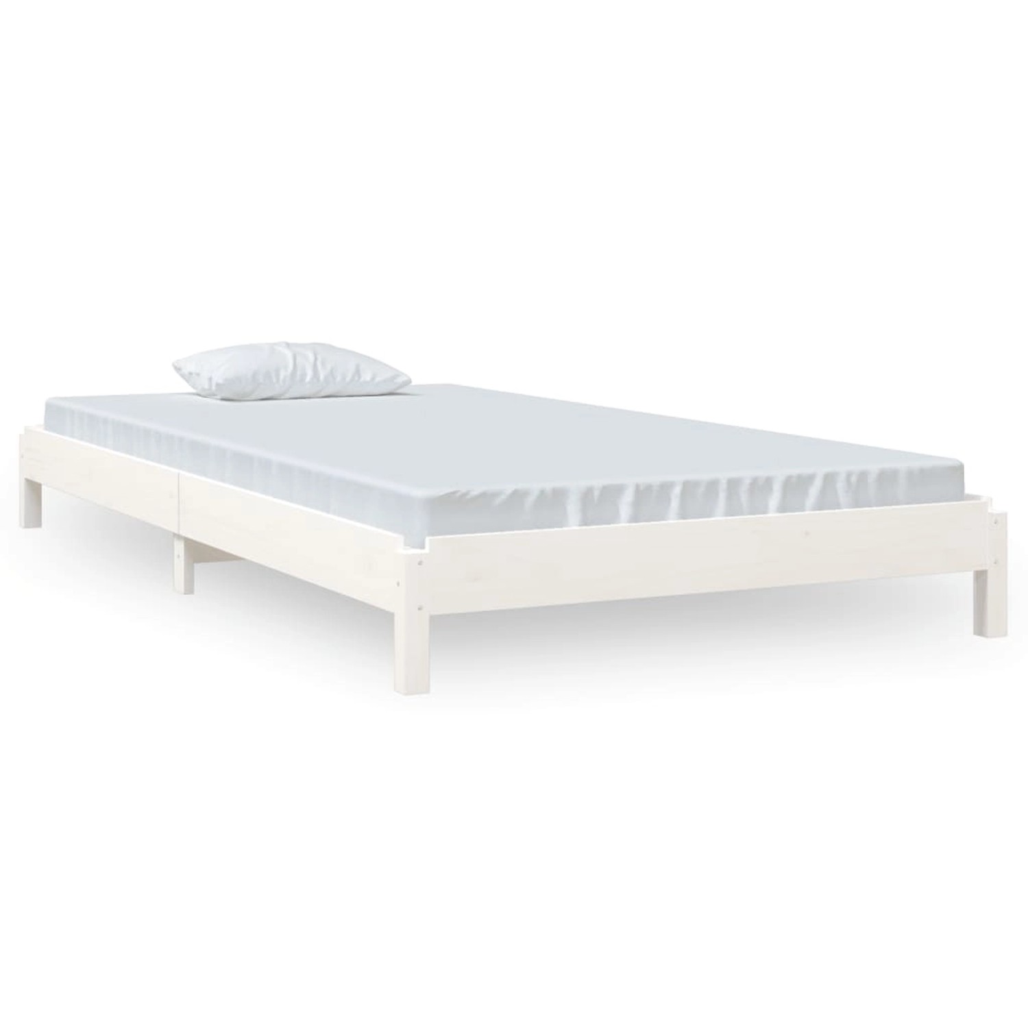 vidaXL Stapelbett Weiß 80x200 cm Massivholz Kiefer1279913 vidaXL Stapelbett Weiß 80x200 cm Massivholz Kiefer1279913 von VIDAXL