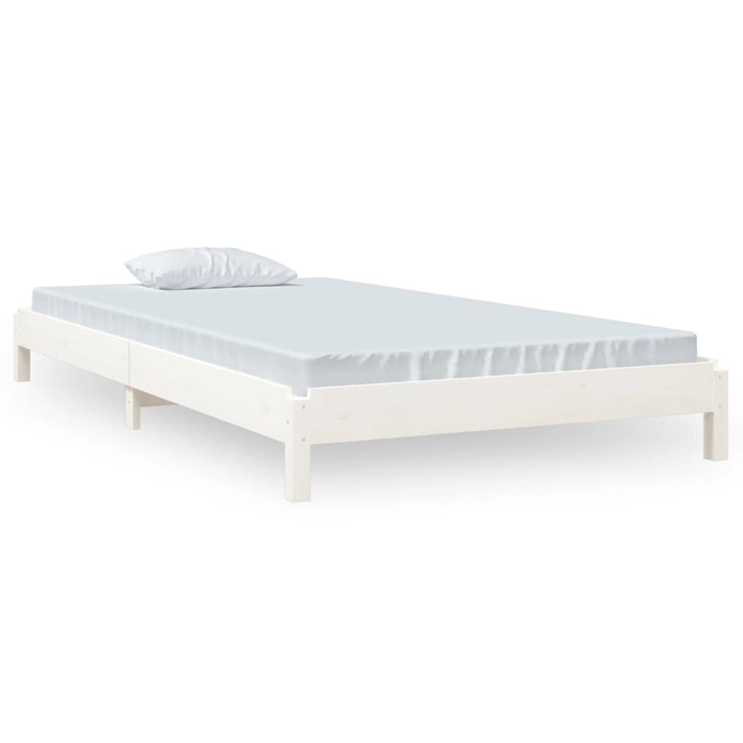 vidaXL Stapelbett Weiß 90x200 cm Massivholz Kiefer1279908 vidaXL Stapelbett Weiß 90x200 cm Massivholz Kiefer1279908 von VIDAXL