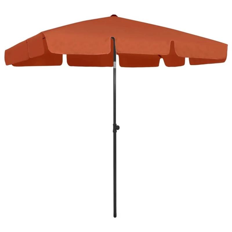 vidaXL Strandschirm Terrakottarot 200x125 cm 314732 vidaXL Strandschirm Terrakottarot 200x125 cm 314732 von VIDAXL