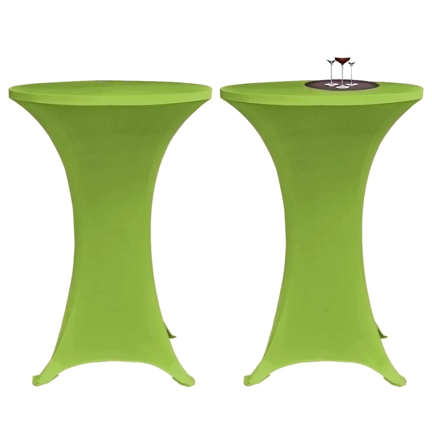vidaXL Stretch-Tischhussen 4 Stk. 60 cm Grün vidaXL Stretch-Tischhussen 4 Stk. 60 cm Grün von VIDAXL