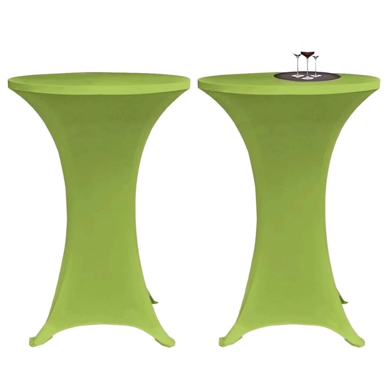 vidaXL Stretch-Tischhussen 4 Stk. 70 cm Grün vidaXL Stretch-Tischhussen 4 Stk. 70 cm Grün von VIDAXL