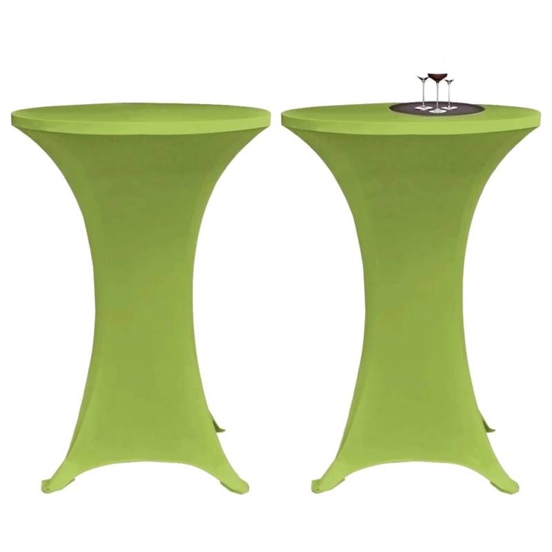 vidaXL Stretch-Tischhussen 4 Stk. 70 cm Grün von VIDAXL