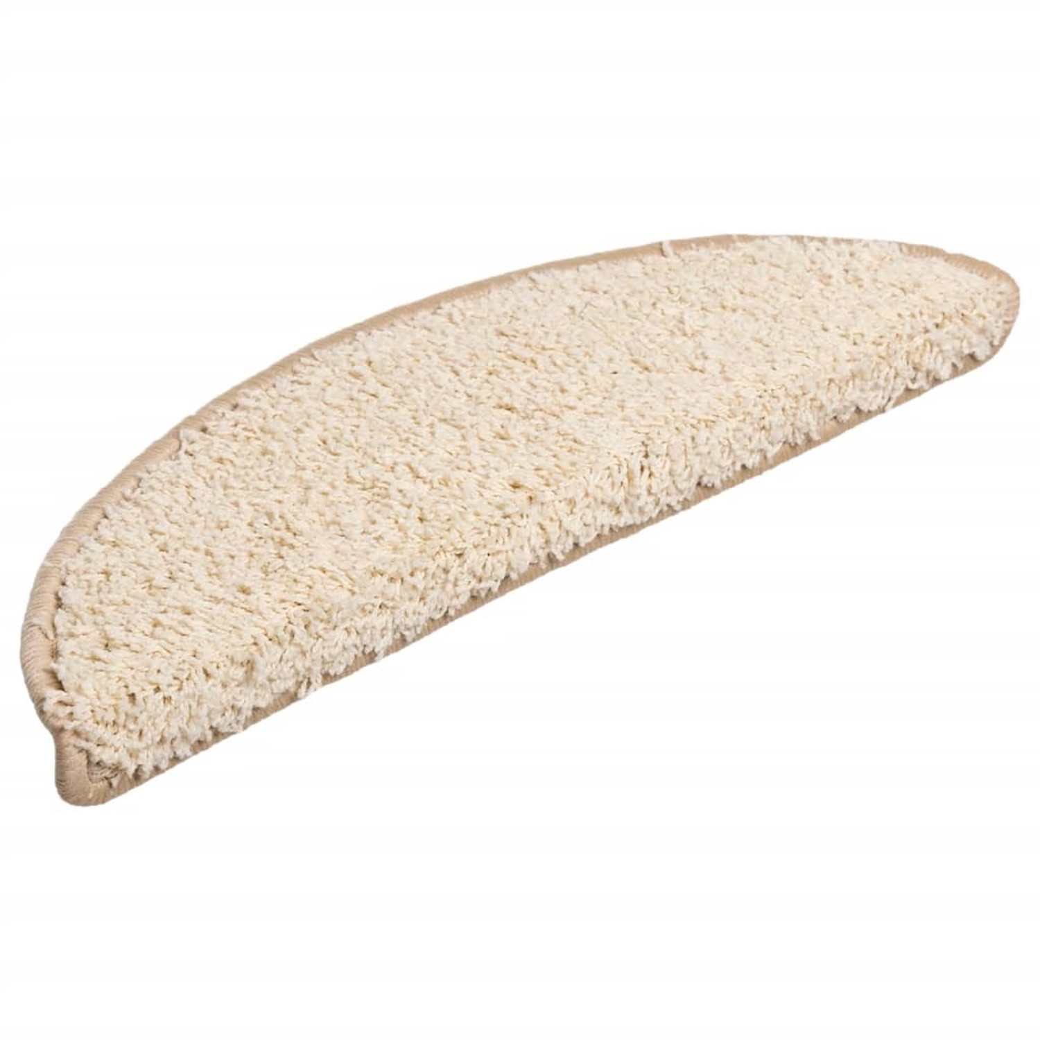 vidaXL Stufenmatten 10 Stk 56x17x3 cm Creme Halbrund 149791 vidaXL Stufenmatten 10 Stk 56x17x3 cm Creme Halbrund 149791 von VIDAXL