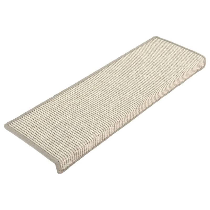 vidaXL Stufenmatten 15 Stk 65x21x4 cm Silber Rechteckiger Rand 326907 vidaXL Stufenmatten 15 Stk 65x21x4 cm Silber Rechteckiger Rand 326907 von VIDAXL