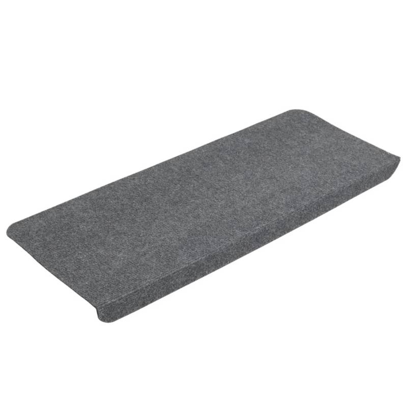 vidaXL Stufenmatten Selbstklebend 15 Stk. 65x24,5x3,5 cm Grau von VIDAXL