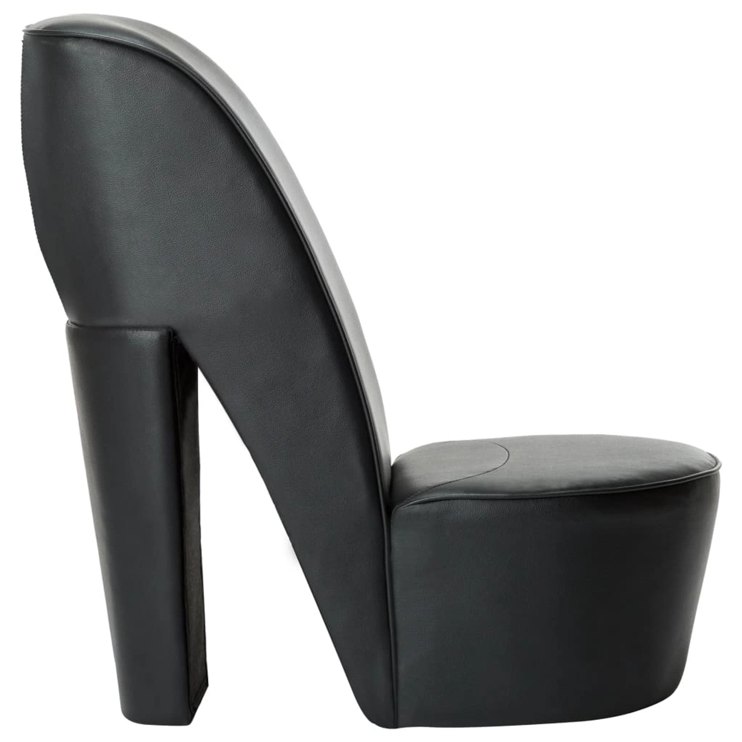 vidaXL Stuhl in Stöckelschuh-Form Schwarz Kunstleder vidaXL Stuhl in Stöckelschuh-Form Schwarz Kunstleder von VIDAXL