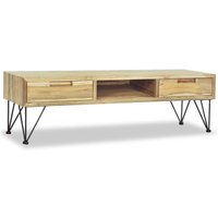 Vidaxl - TV-Schrank 120 x 35 x 35 cm Teak Massiv Vidaxl - TV-Schrank 120 x 35 x 35 cm Teak Massiv von VIDAXL