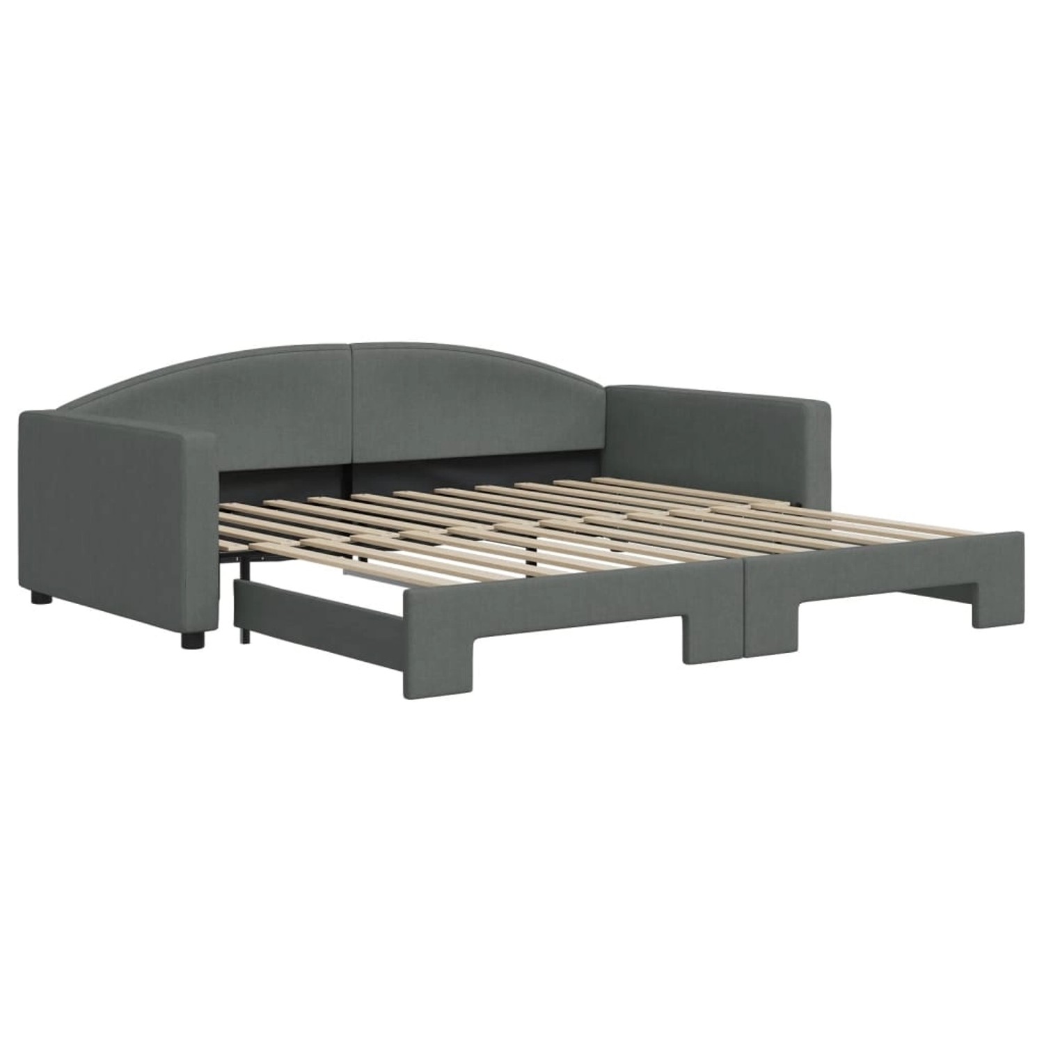 vidaXL Tagesbett Ausziehbar Dunkelgrau 100x200 cm Stoff1886821 vidaXL Tagesbett Ausziehbar Dunkelgrau 100x200 cm Stoff1886821 von VIDAXL
