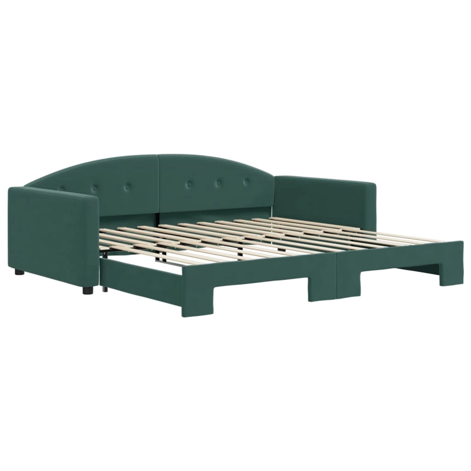 vidaXL Tagesbett Ausziehbar Dunkelgrün 100x200 cm Samt1884527 vidaXL Tagesbett Ausziehbar Dunkelgrün 100x200 cm Samt1884527 von VIDAXL