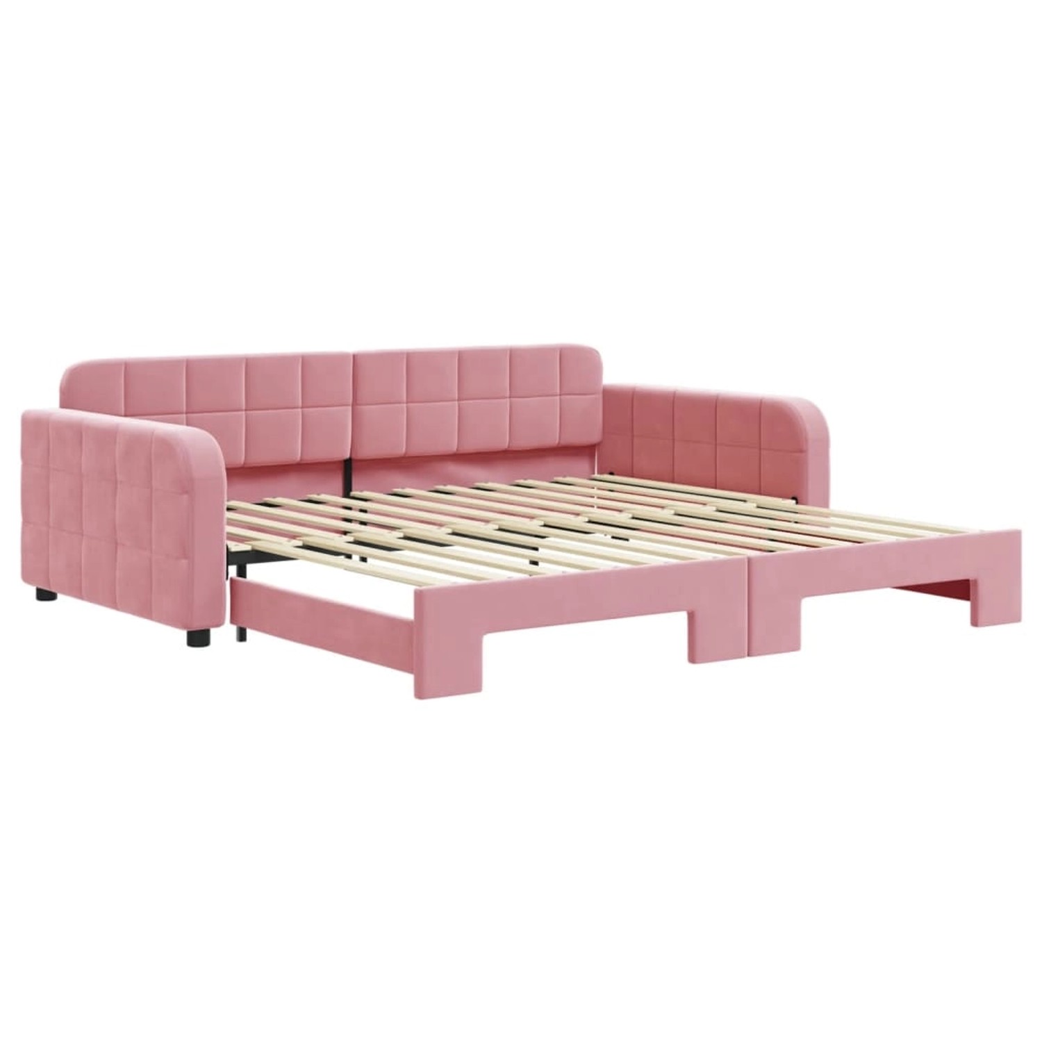 vidaXL Tagesbett Ausziehbar Rosa 100x200 cm Samt1909278 vidaXL Tagesbett Ausziehbar Rosa 100x200 cm Samt1909278 von VIDAXL