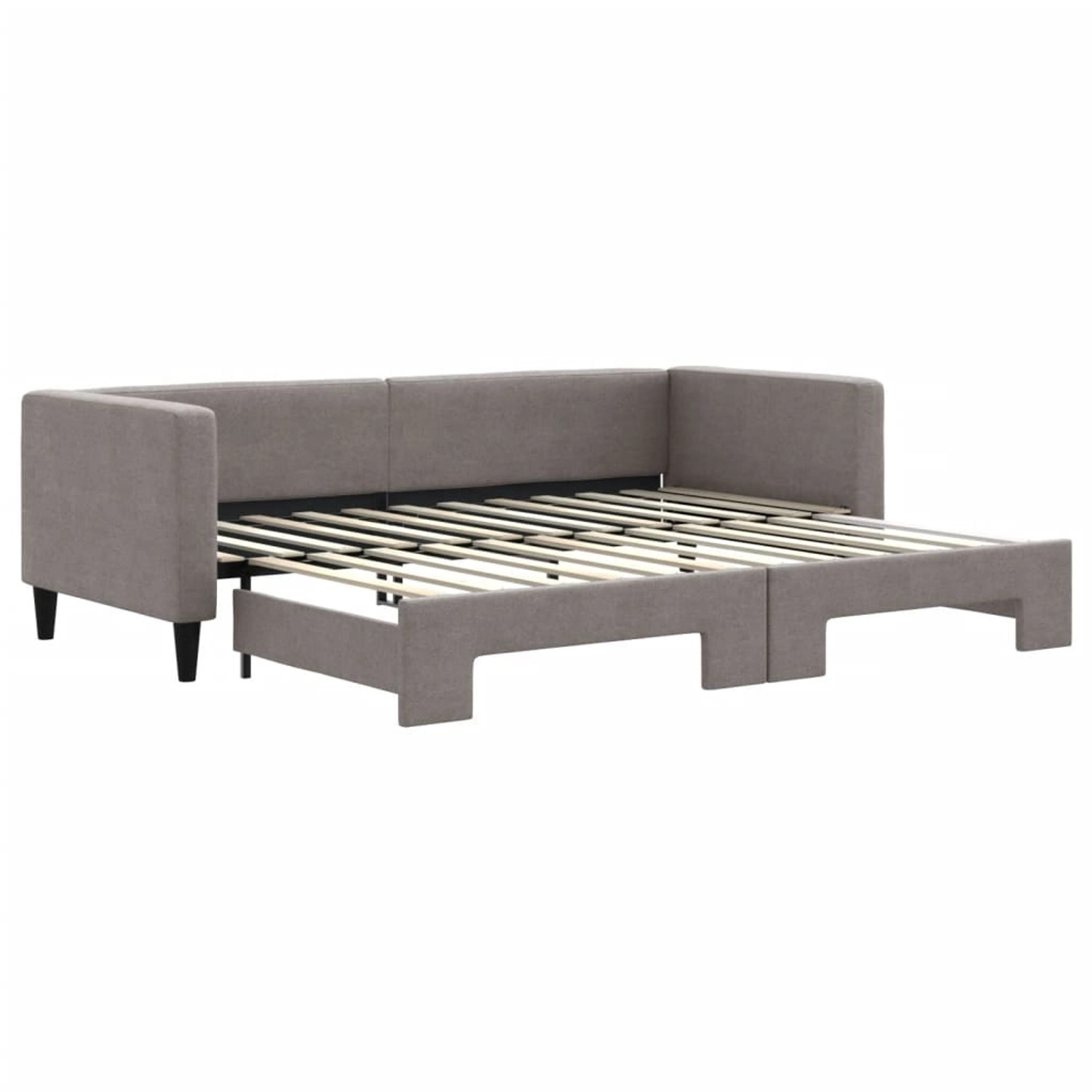 vidaXL Tagesbett Ausziehbar Taupe 80x200 cm Stoff1884483 vidaXL Tagesbett Ausziehbar Taupe 80x200 cm Stoff1884483 von VIDAXL