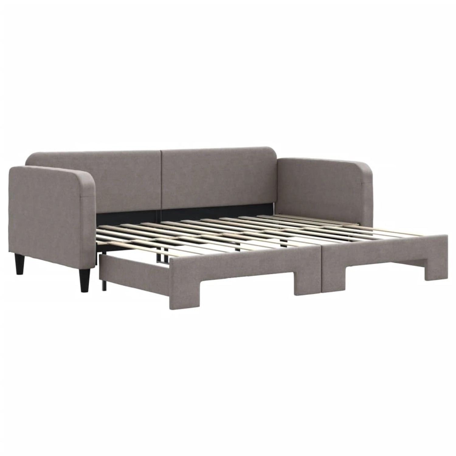 vidaXL Tagesbett Ausziehbar Taupe 90x200 cm Stoff1899726 vidaXL Tagesbett Ausziehbar Taupe 90x200 cm Stoff1899726 von VIDAXL