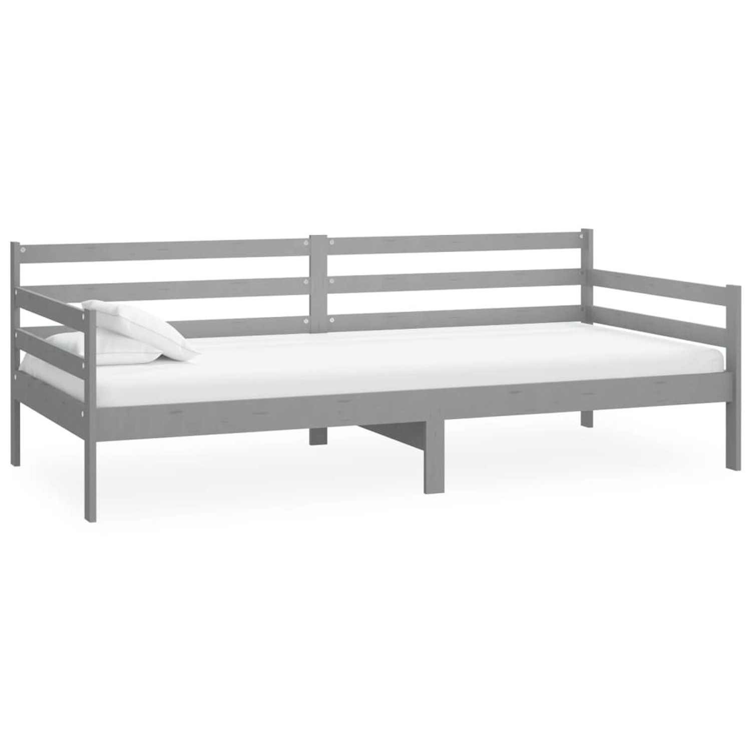 vidaXL Tagesbett Grau Kiefer Massivholz 90x200 cm787217 vidaXL Tagesbett Grau Kiefer Massivholz 90x200 cm787217 von VIDAXL